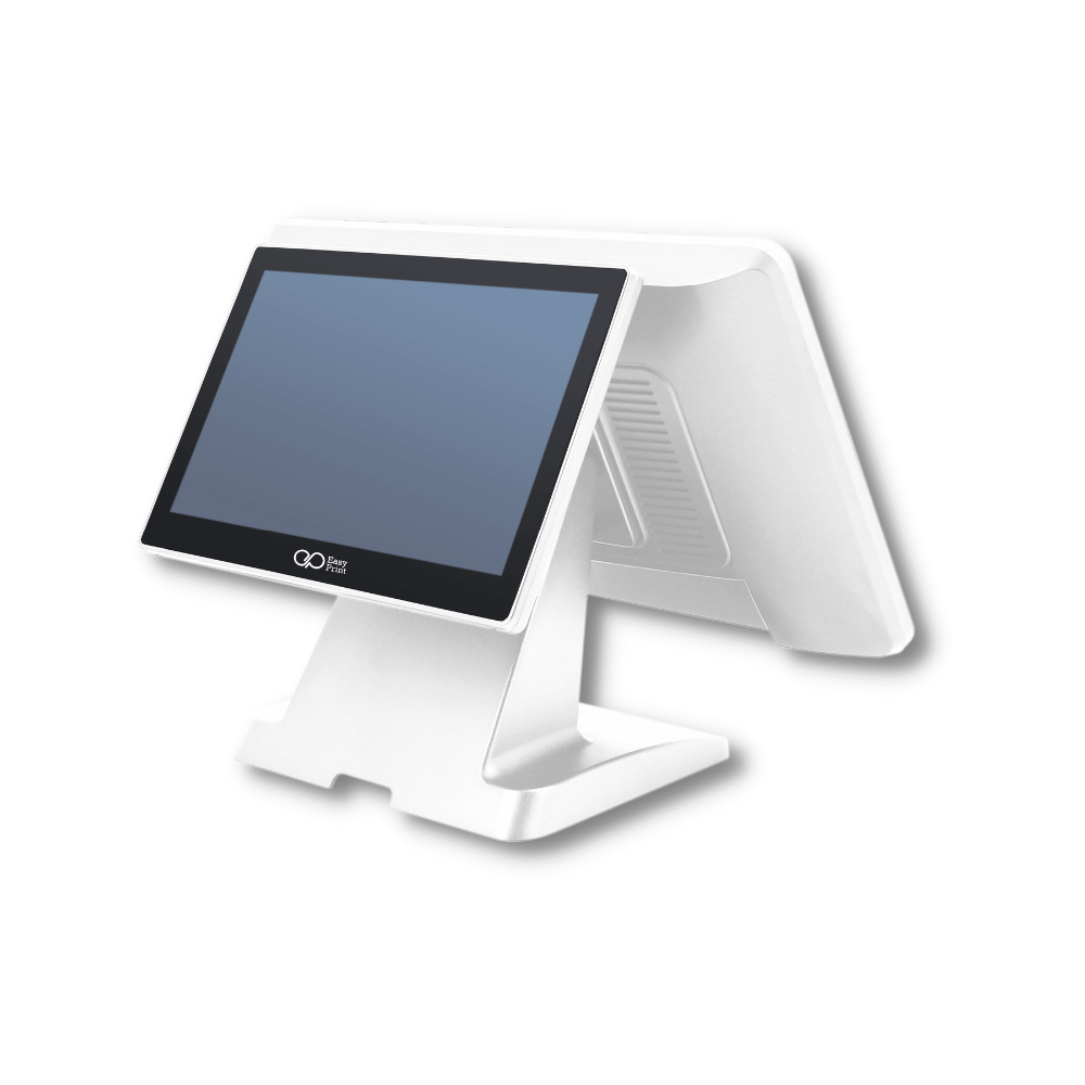 เครื่อง POS ระบบ WINDOWS W1PLUS สีขาว (2 หน้าจอ)